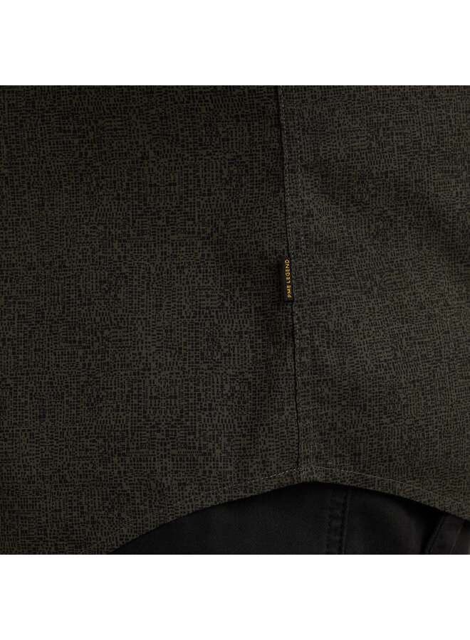 PSI2509238 8039 PME Legend LONG SLEEVE SHIRT Print on Ctn Stretch Beluga