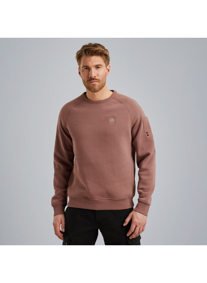 PSW2509453 8202 PME Legend Crewneck soft fleece sweat Burlwood