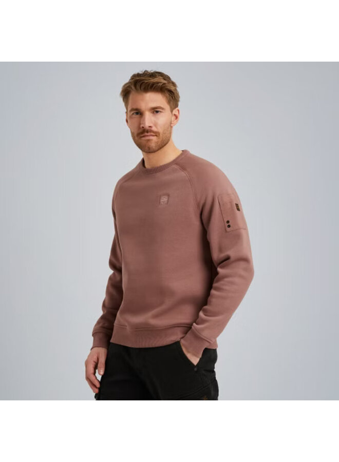 PSW2509453 8202 PME Legend Crewneck soft fleece sweat Burlwood