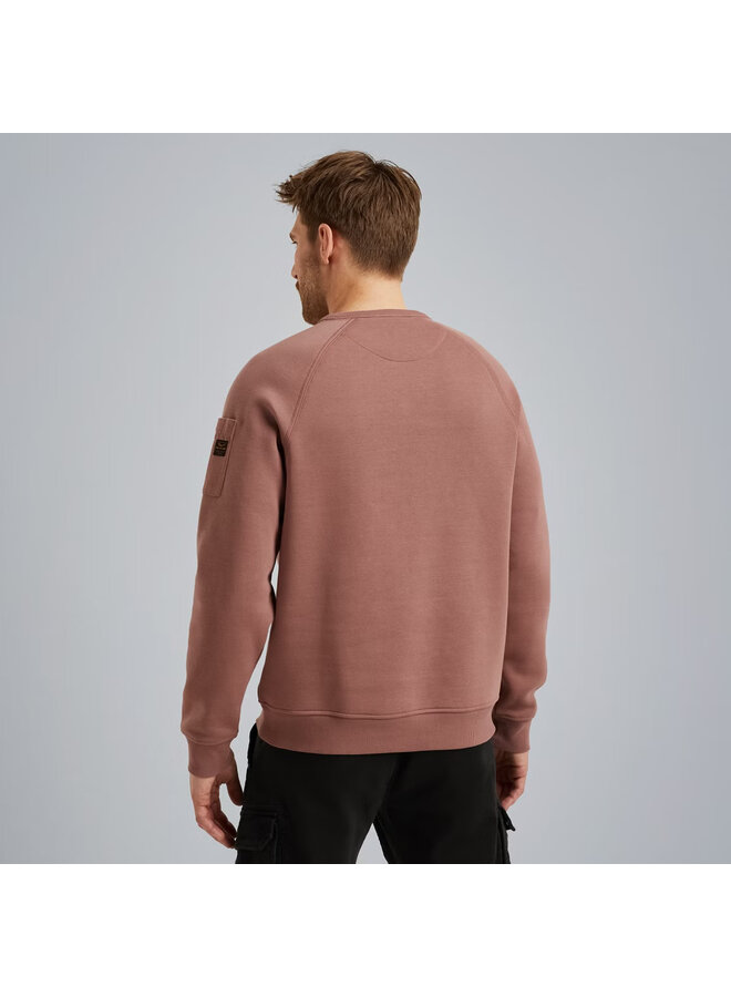 PSW2509453 8202 PME Legend Crewneck soft fleece sweat Burlwood