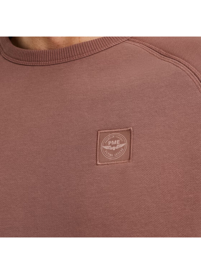 PSW2509453 8202 PME Legend Crewneck soft fleece sweat Burlwood