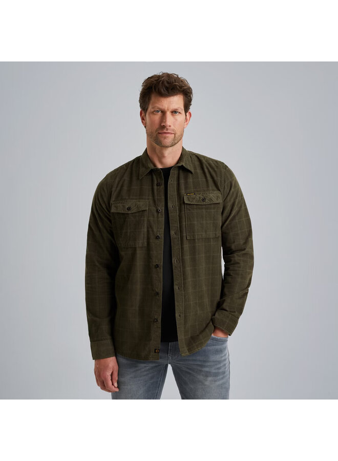 PSI2509242 8039 PME Legend LONG SLEEVE SHIRT Fine Corduroy Beluga