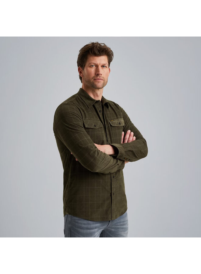 PSI2509242 8039 PME Legend LONG SLEEVE SHIRT Fine Corduroy Beluga