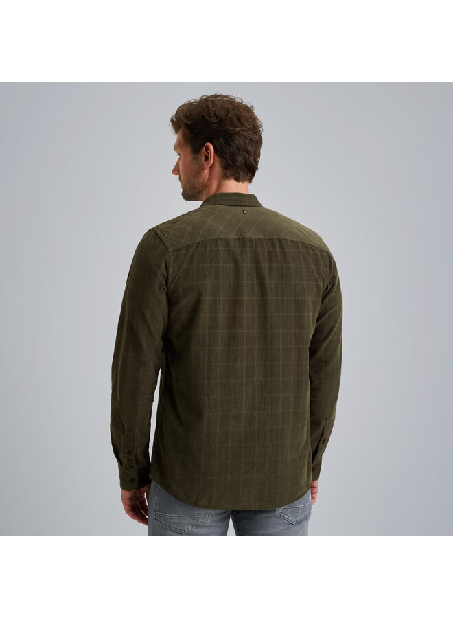 PSI2509242 8039 PME Legend LONG SLEEVE SHIRT Fine Corduroy Beluga