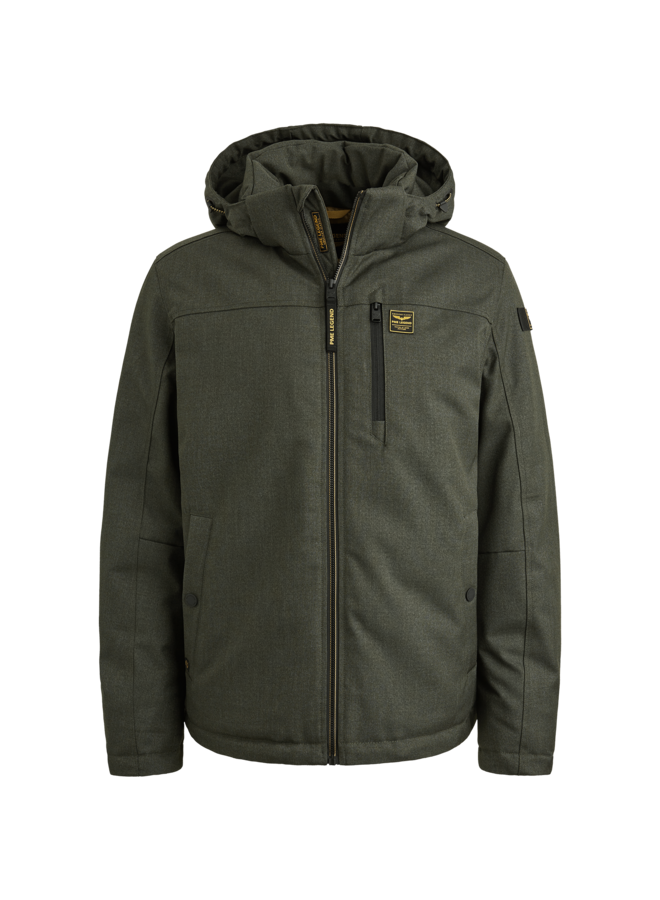 PJA2508106 6425 PME Legend Semi long jacket STRATOR Melange Twill Climbing Ivy