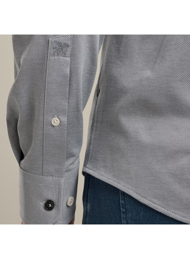 VSI2509225 5279 Vanguard Long Sleeve Shirt Versatile Oxford Jersey Bering Sea