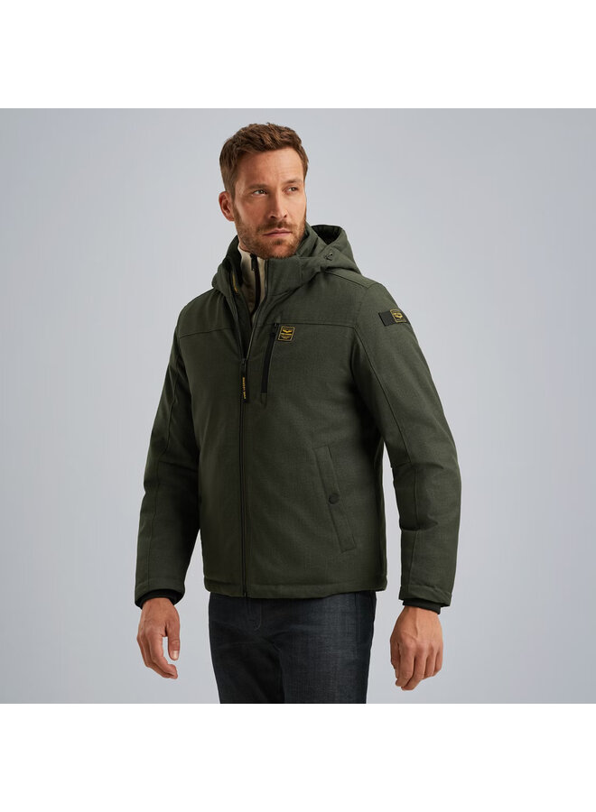 PJA2508106 6425 PME Legend Semi long jacket STRATOR Melange Twill Climbing Ivy