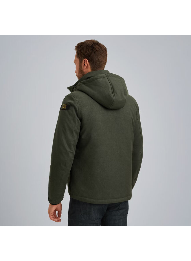 PJA2508106 6425 PME Legend Semi long jacket STRATOR Melange Twill Climbing Ivy