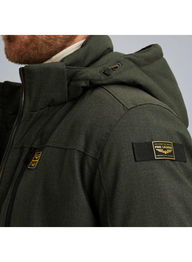 PJA2508106 6425 PME Legend Semi long jacket STRATOR Melange Twill Climbing Ivy
