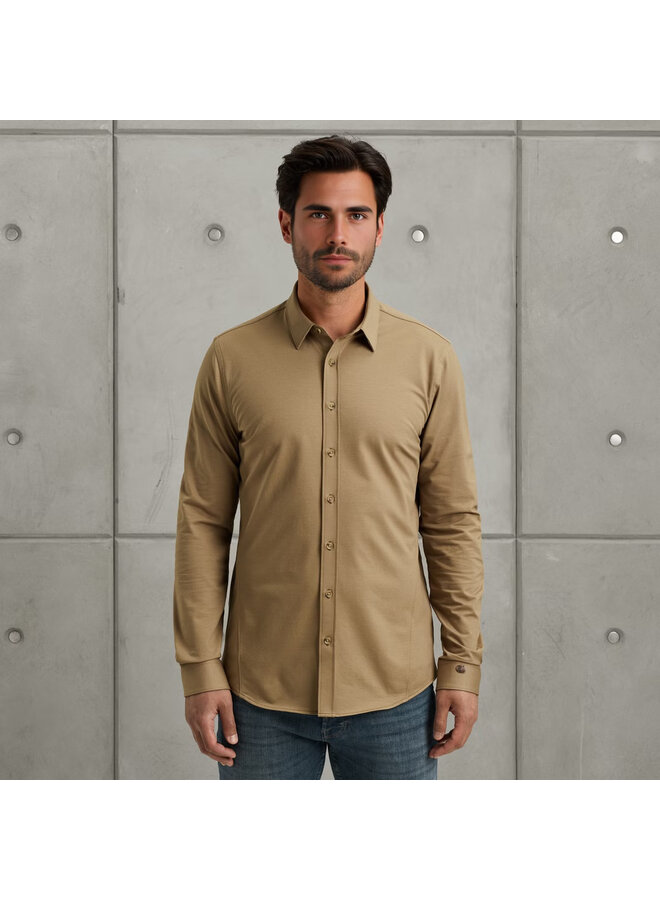 CSI2509220 7146 Cast Iron Long Sleeve Shirt Twill Jersey 2 tone Crockery