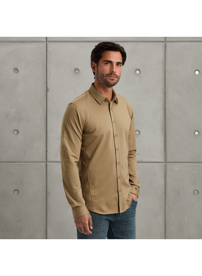 CSI2509220 7146 Cast Iron Long Sleeve Shirt Twill Jersey 2 tone Crockery