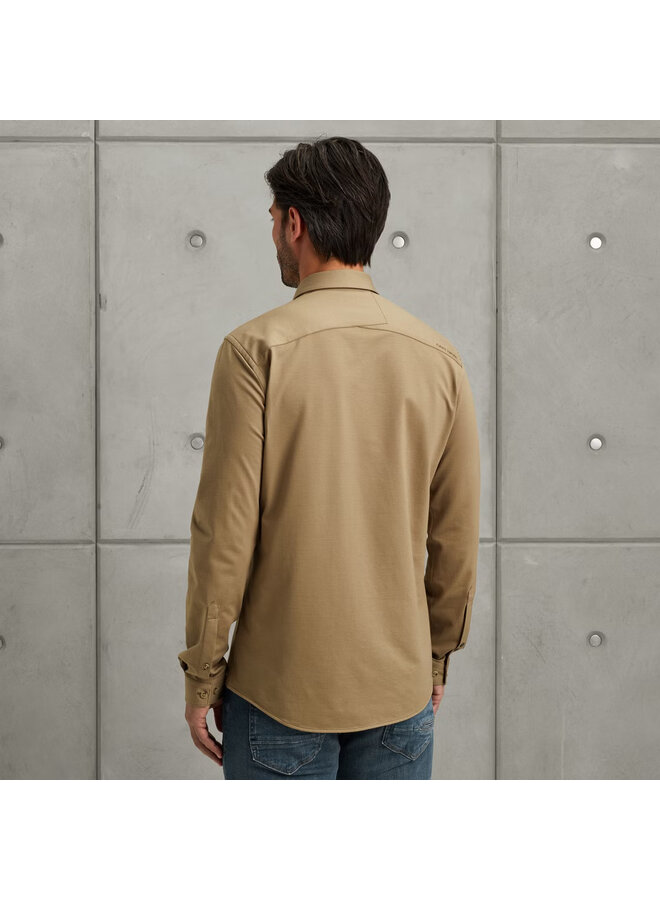 CSI2509220 7146 Cast Iron Long Sleeve Shirt Twill Jersey 2 tone Crockery