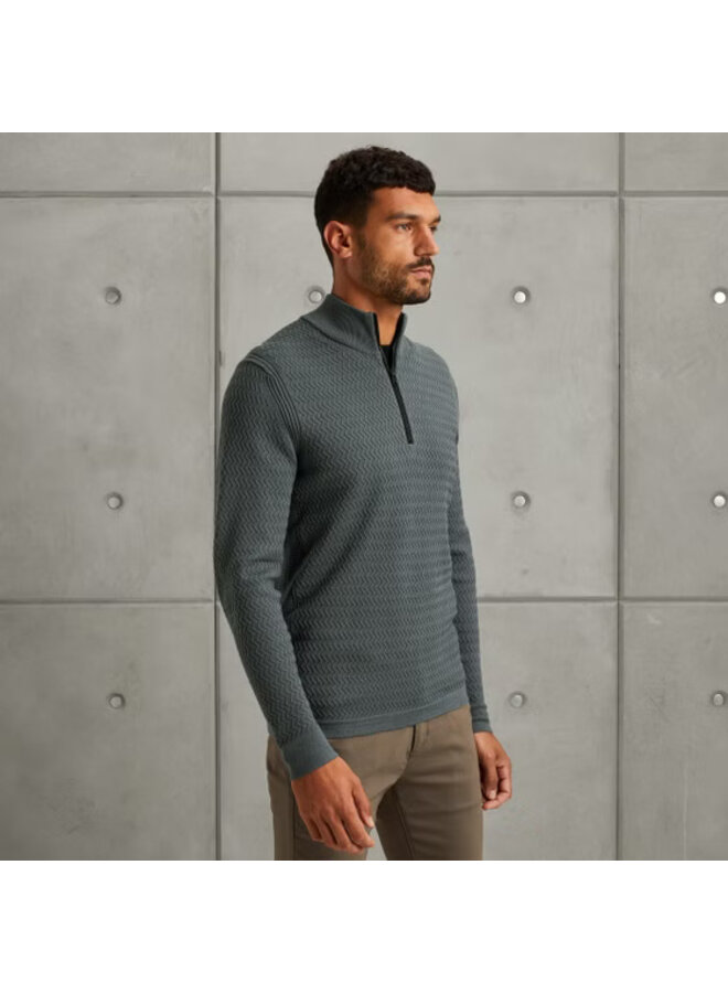 CKW2509330 9096 Cast Iron Half zip collar ecovero Stormy Weather