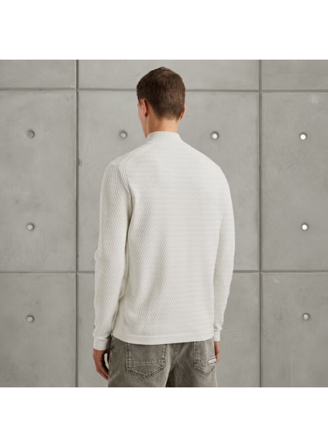CKW2509330 9001 Cast Iron Half zip collar ecovero Vaporous Gray