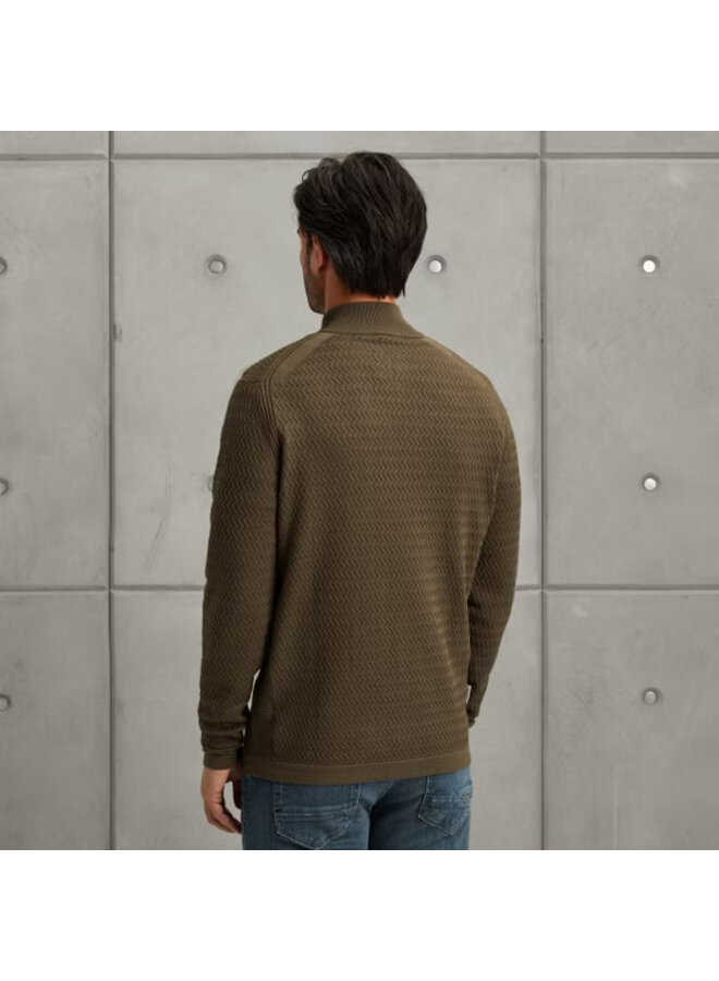 CKW2509330 6444 Cast Iron Half zip collar ecovero Crocodile