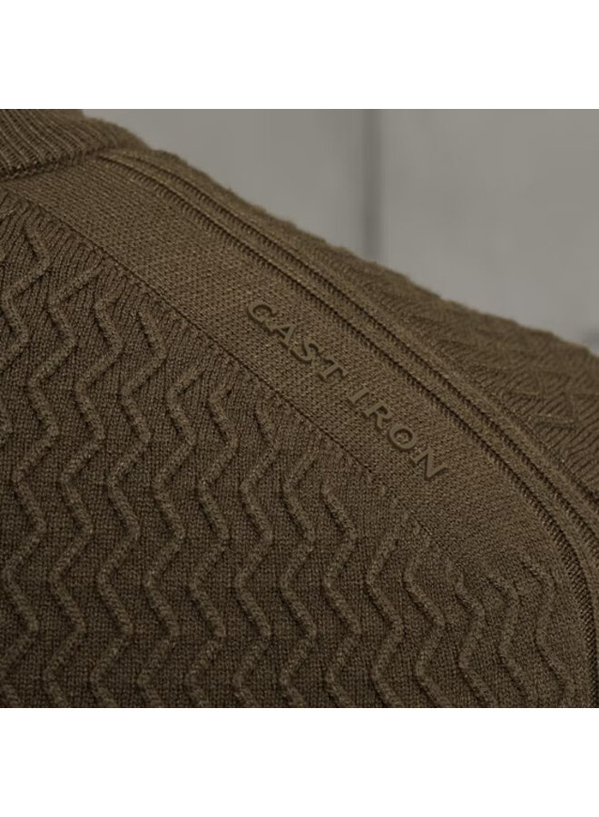 CKW2509330 6444 Cast Iron Half zip collar ecovero Crocodile