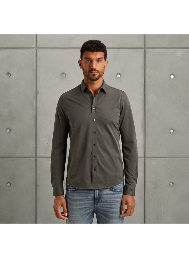 CSI2509223 9159 Cast Iron LONG SLEEVE SHIRT Tec Jersey Light Black Sand