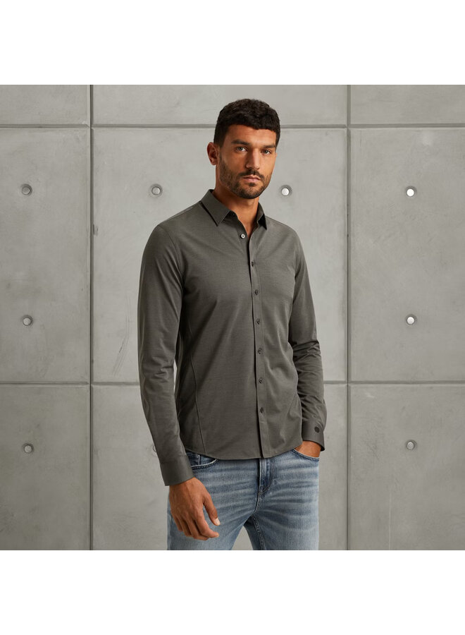 CSI2509223 9159 Cast Iron LONG SLEEVE SHIRT Tec Jersey Light Black Sand