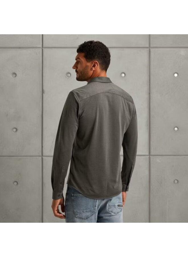 CSI2509223 9159 Cast Iron LONG SLEEVE SHIRT Tec Jersey Light Black Sand