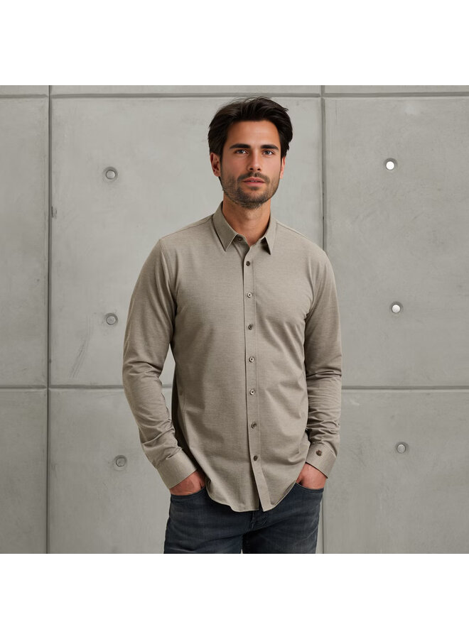 CSI2509223 6444 Cast Iron LONG SLEEVE SHIRT Tec Jersey Light Crocodile