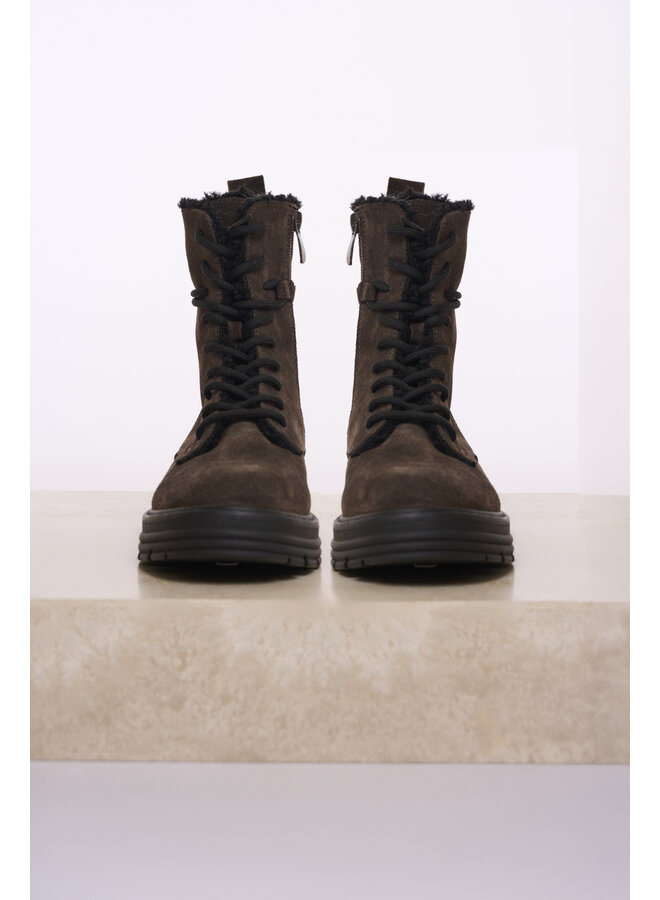 Atia.1002511 Rino en Pelle Lace up ankle boots  Dark brown