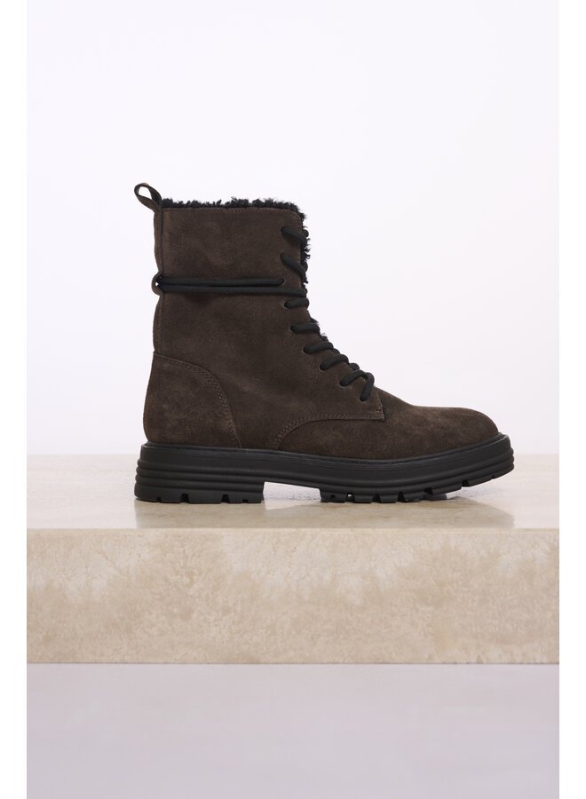 Atia.1002511 Rino en Pelle Lace up ankle boots  Dark brown