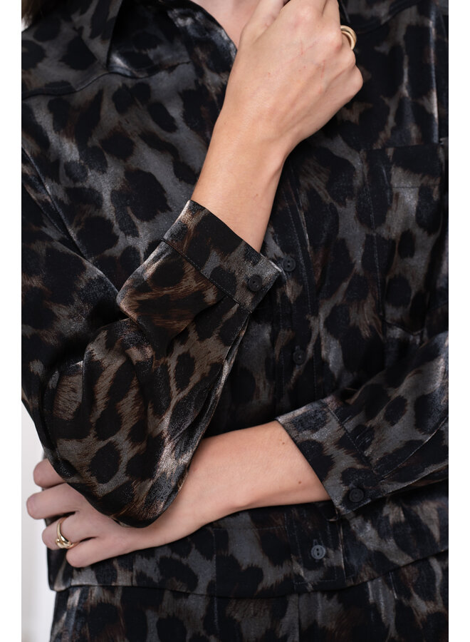 55723-20 925 Geisha Jacket animal  grey/bronze