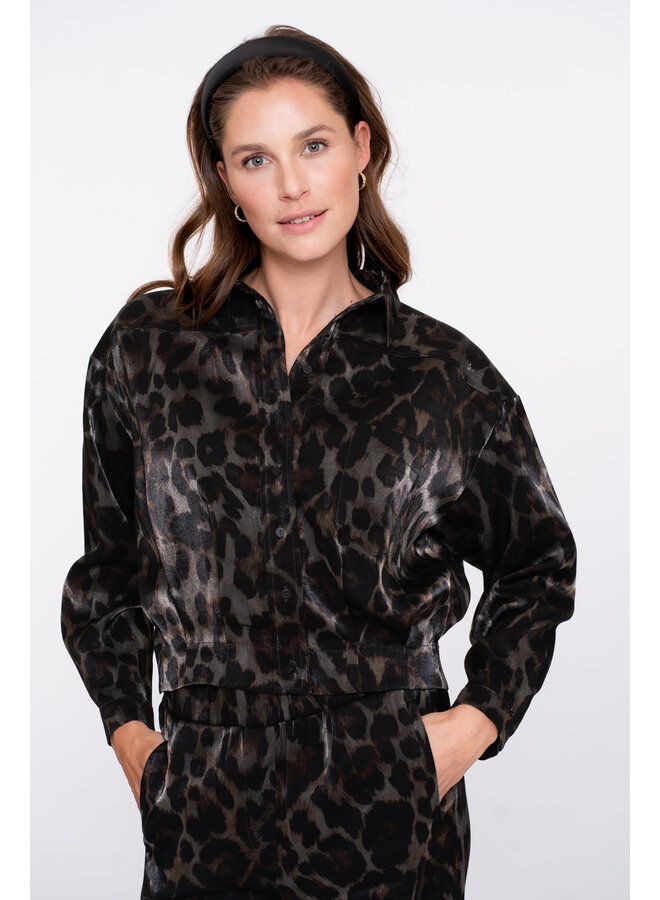 55723-20 925 Geisha Jacket animal  grey/bronze