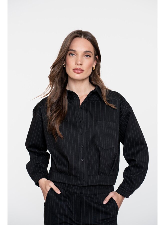 55721-20 999 Geisha Jacket stripes black