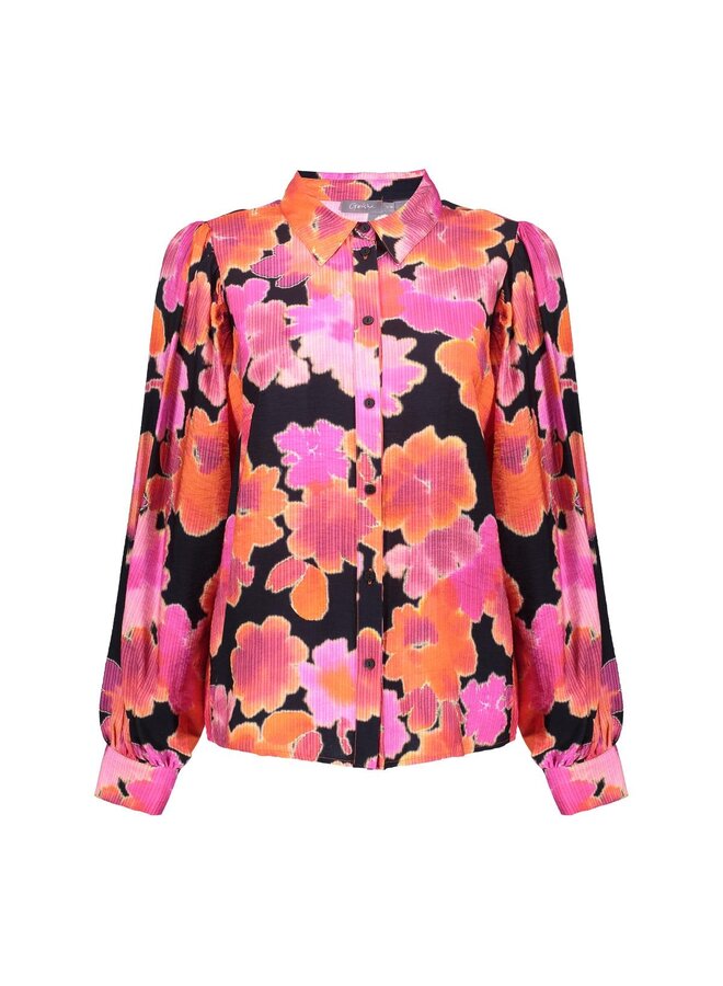 53632-20 420 Geisha Blouse print pink/black