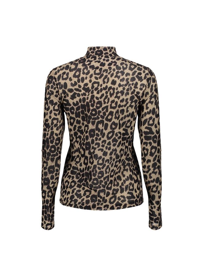 52524-14 720 Geisha Top mesh animal sand/brown