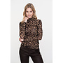 52524-14 720 Geisha Top mesh animal sand/brown