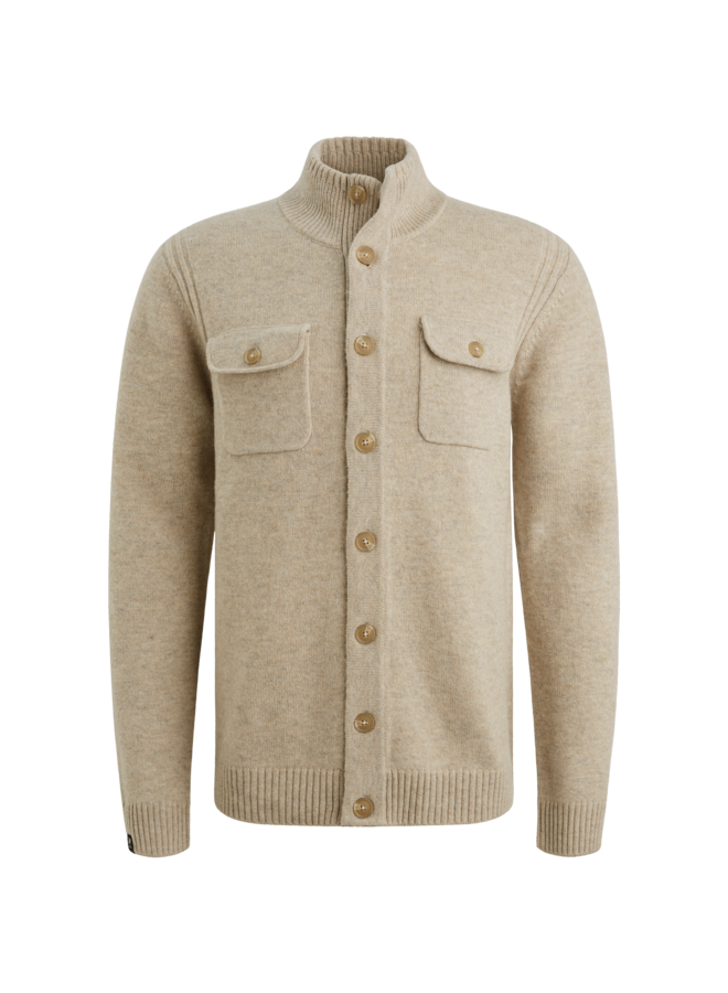 VKC2509372 7144 Vanguard Button jacket wool White Pepper