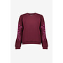 52586-24 470 Geisha Sweater with embroidery bordeaux pink