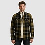 PSI2510216 6389 PME Legend LONG SLEEVE SHIRT yarn dye check Dusky Green