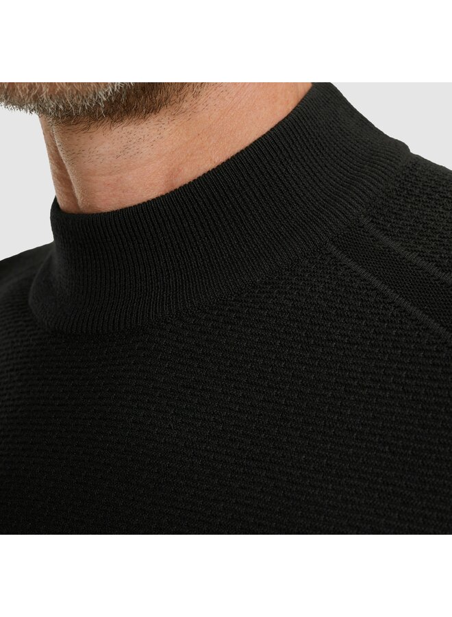 VKW2510340 9141 Vanguard Mock neck cotton  modal Black Beauty