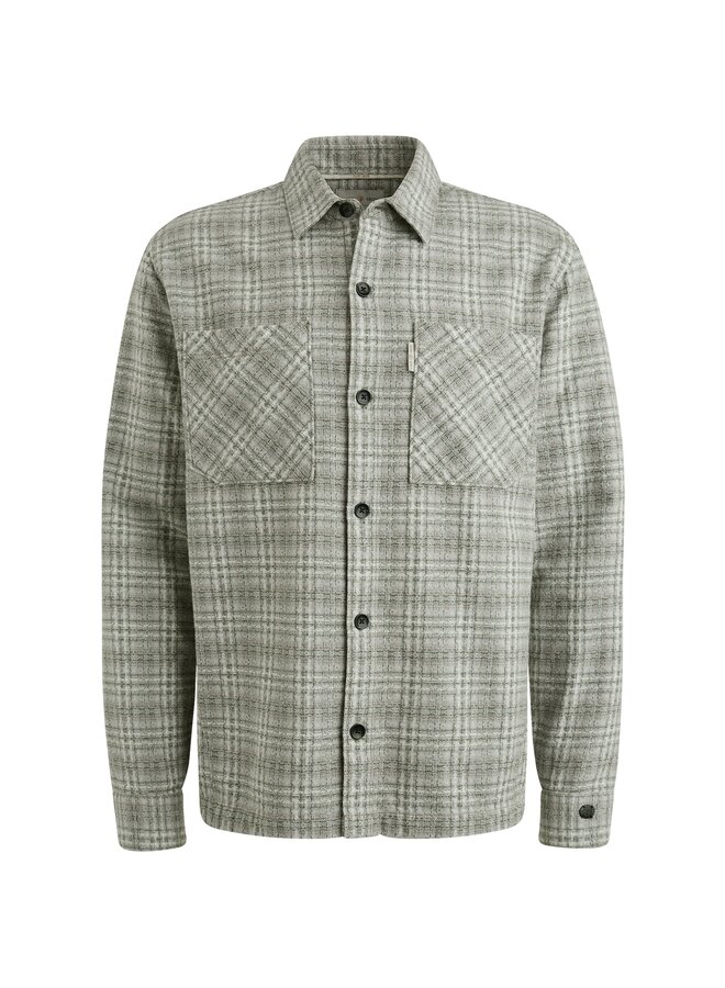 CSI2510252 9031 Cast Iron LONG SLEEVE SHIRT Dobby yarn dyed check Drizzle