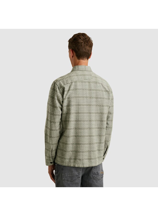 CSI2510252 9031 Cast Iron LONG SLEEVE SHIRT Dobby yarn dyed check Drizzle