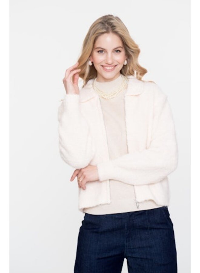 54575-29 010 Geisha Cardigan with collar off-white