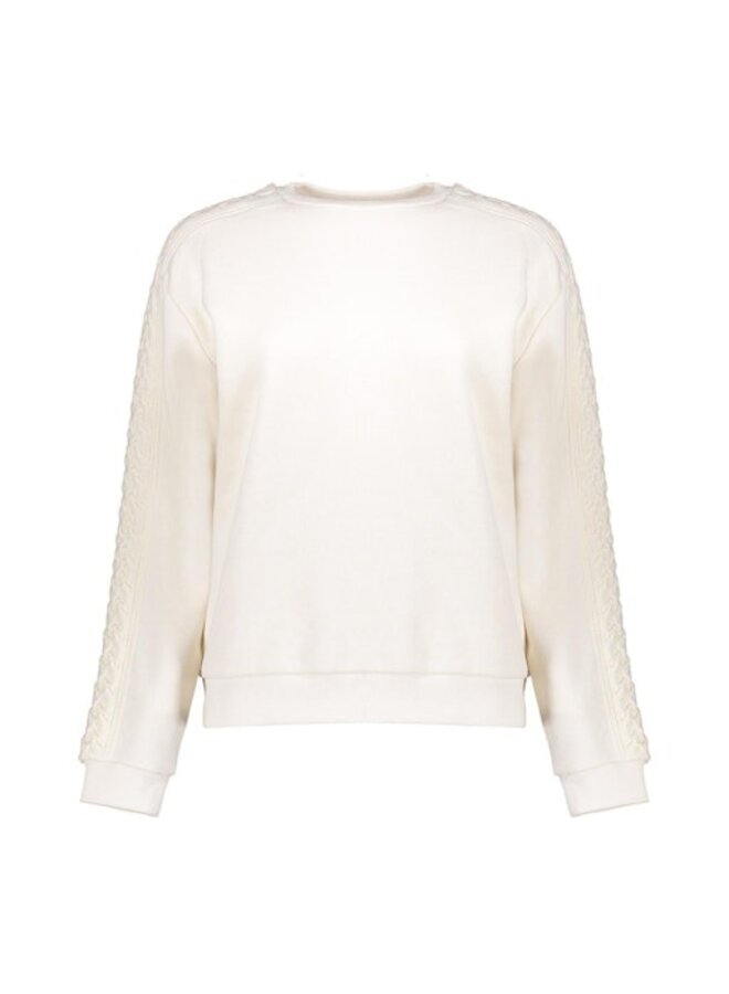 52590-24 010 Geisha Sweater knitted insert off-white