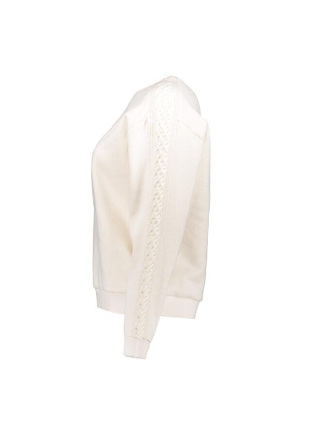 52590-24 010 Geisha Sweater knitted insert off-white