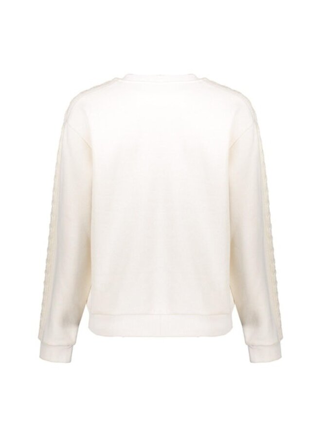 52590-24 010 Geisha Sweater knitted insert off-white