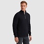 VKW2509328 5073 Vanguard Half zip collar cotton blend wool Sky Captain