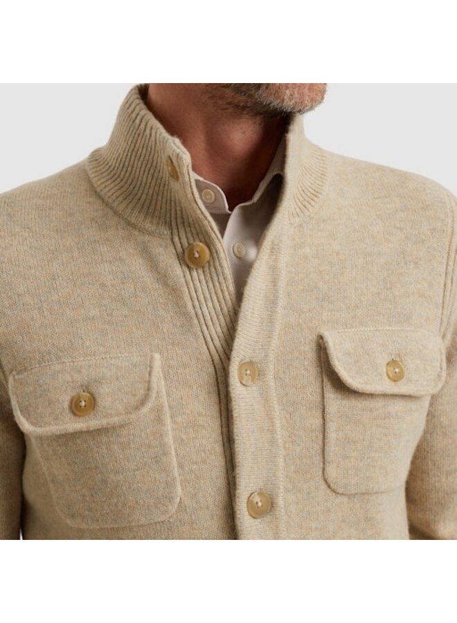 VKC2509372 7144 Vanguard Button jacket wool White Pepper