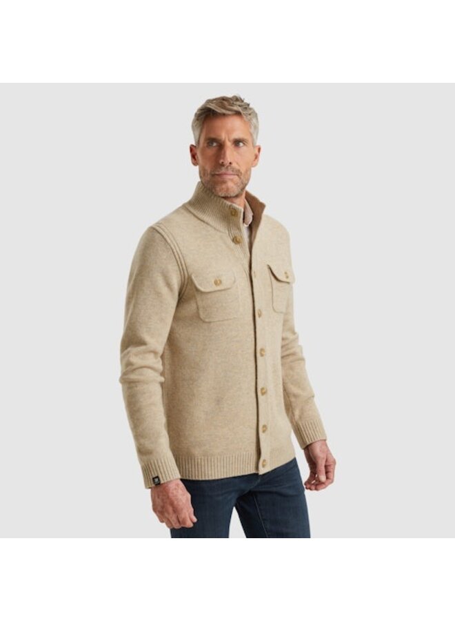 VKC2509372 7144 Vanguard Button jacket wool White Pepper