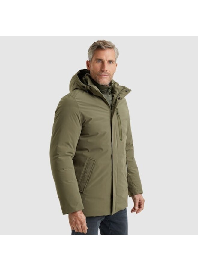 VJA2509176 6414 Vanguard Semi long jacket V-COAT DOUBLE Spundrop Dusty Olive