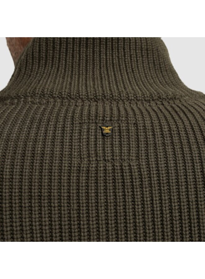 PKW2509324 8039 PME Legend Half zip collar cotton mix yarn Beluga