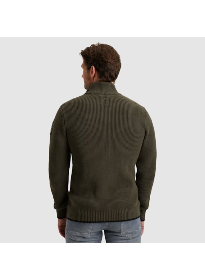 PKW2509324 8039 PME Legend Half zip collar cotton mix yarn Beluga