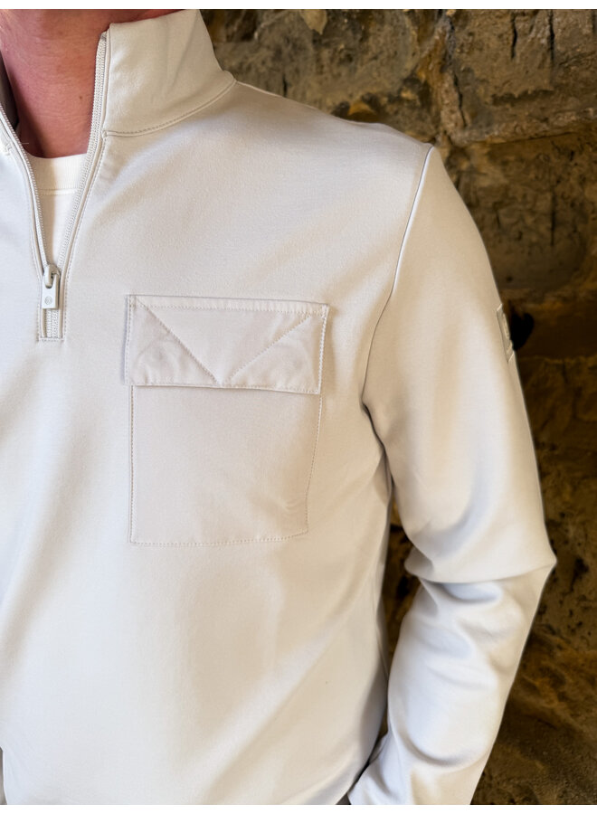 KBIW25-M31 Blue Industry sweater STONE