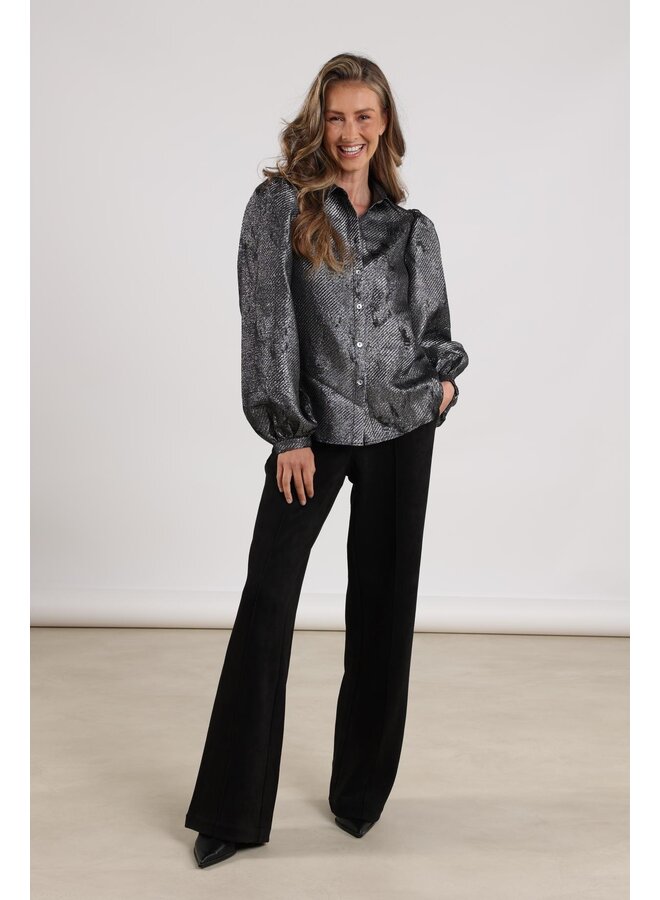 NKF09054 999 Nukus Jill Pants Suedine Black